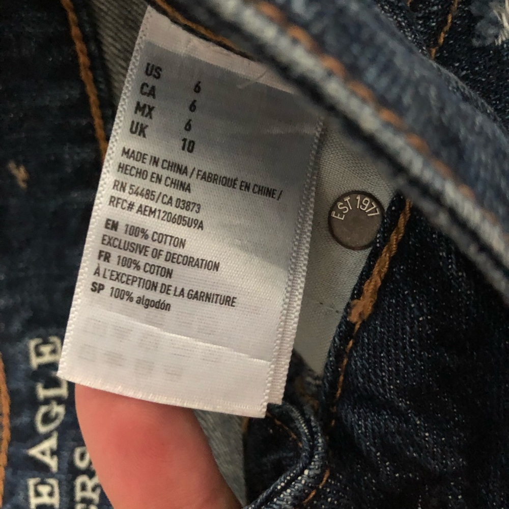 American Eagle Distressed Denim Shorts